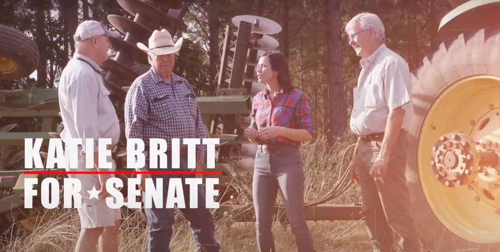 Katie Britt supporting super PAC releases commercials