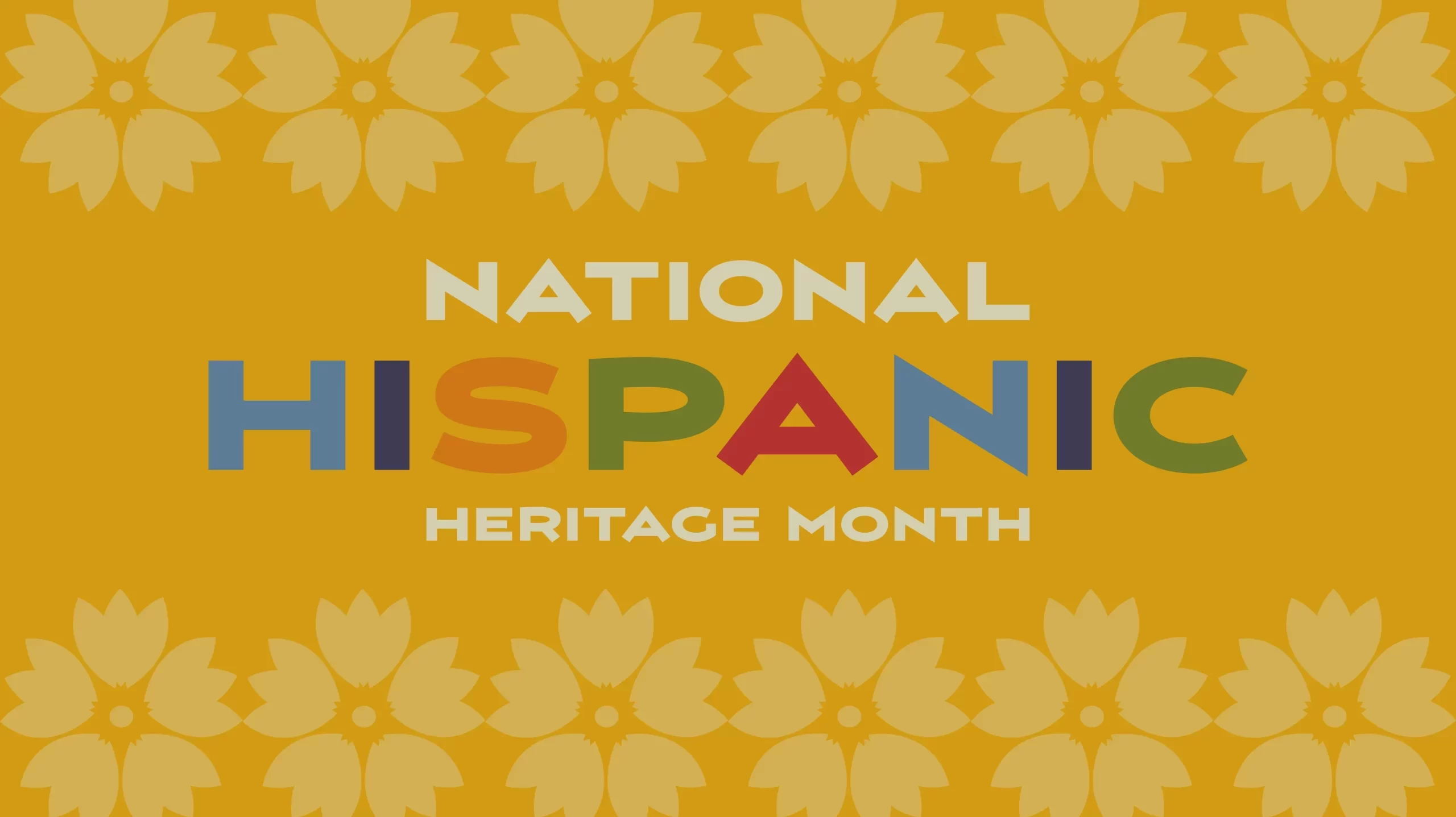 Hispanic Heritage Month background. Poster, card, banner