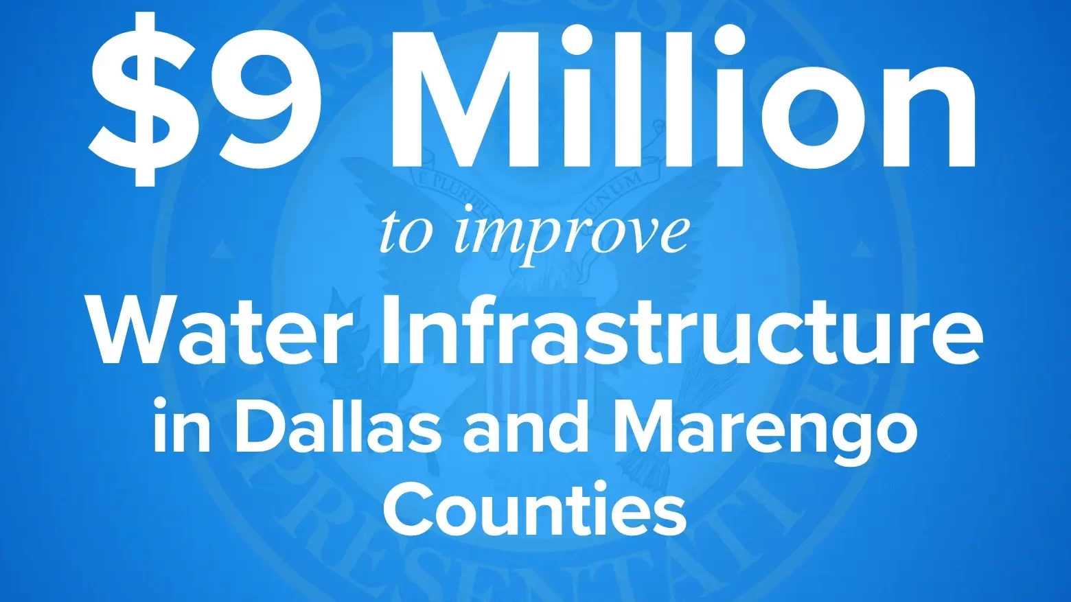 Rep. Sewell announces  million in water infrastructure investments