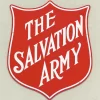 Salvation Army sign. The Salvation Army is an international Christian charitable organization