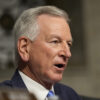 Sen. Tommy Tuberville, R-Ala. speaks at the Senate Armed Services Committee confirmation hearing for Pete Hegseth, President-elect Donald Trump's choice to be Defense secretary, at the Capitol in Washington, Tuesday, Jan. 14, 2025.()